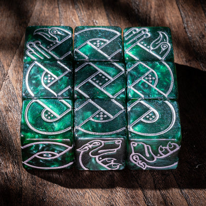 Celtic Animals Knot Dice Set